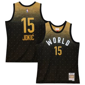 Fácil de llevar Robusto Nikola Jokic Team World 2016 Hardwood Classics Rising Stars Swingman Jersey Black