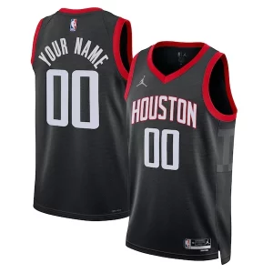 Duradero Magnífico Houston Rockets Jordan Brand Unisex 2022/23 Swingman Custom Jersey Statement Edition Black