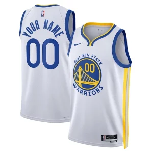 Práctico Moderno Golden State Warriors Nike Unisex Swingman Custom Jersey White Association Edition