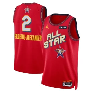 Clásico Resistente Shai Gilgeous Alexander Nike Unisex 2025 NBA All Star Game Swingman Player Jersey Red