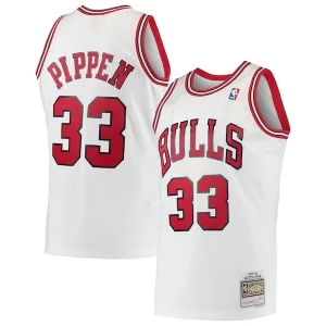 Delicioso Versátil Scottie Pippen Chicago Bulls Hardwood Classics Swingman Jersey White/Black